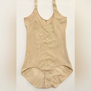 Chic Beige Firm Shapewear Bodysuit